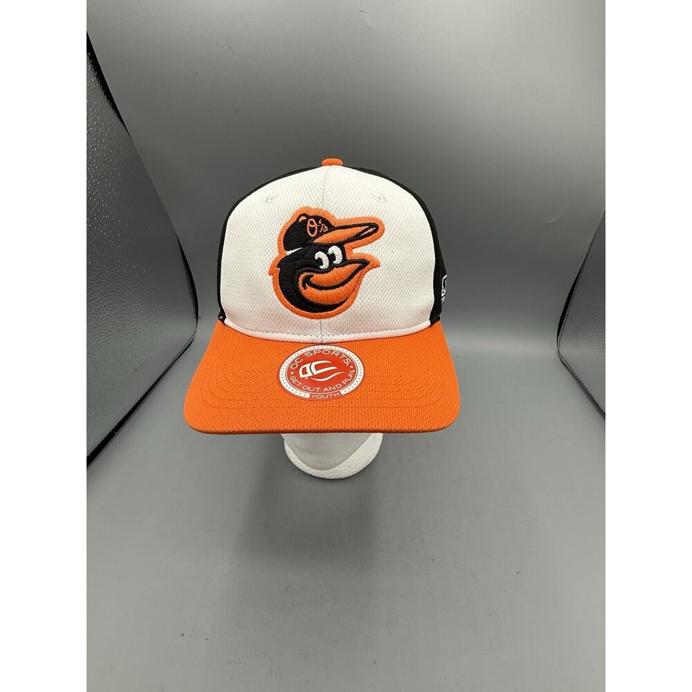 Baltimore Orioles Youth Hat OC Sports MLB Adjustable Cap Black Orange